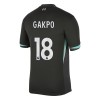 Conjunto (Camiseta+Pantalón Corto) Liverpool Gakpo 18 Segunda Equipación 2024-25 - Niño